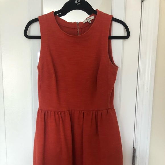 Madewell Dresses & Skirts - Rich Orange Madewell Dress w Pockets